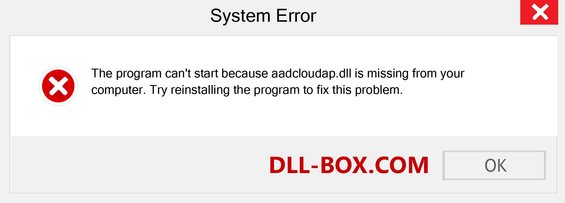  aadcloudap.dll file is missing?. Download for Windows 7, 8, 10 - Fix  aadcloudap dll Missing Error on Windows, photos, images